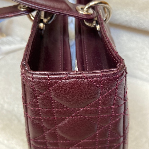 authentic christian dior large lady dior cannage bag - Picture 13 of 16